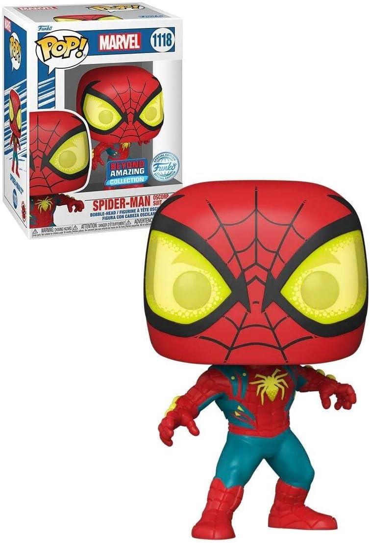 Funko Pop Marvel Spider-Man Oscorp Suit Beyond Amazing Exclusive
