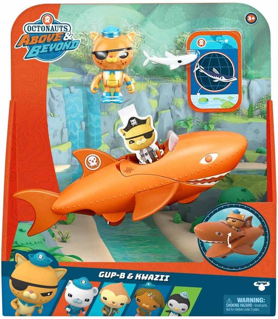 OCTONAUTS Kwazii & Gup B Adventure Pack Chomping Action Playset