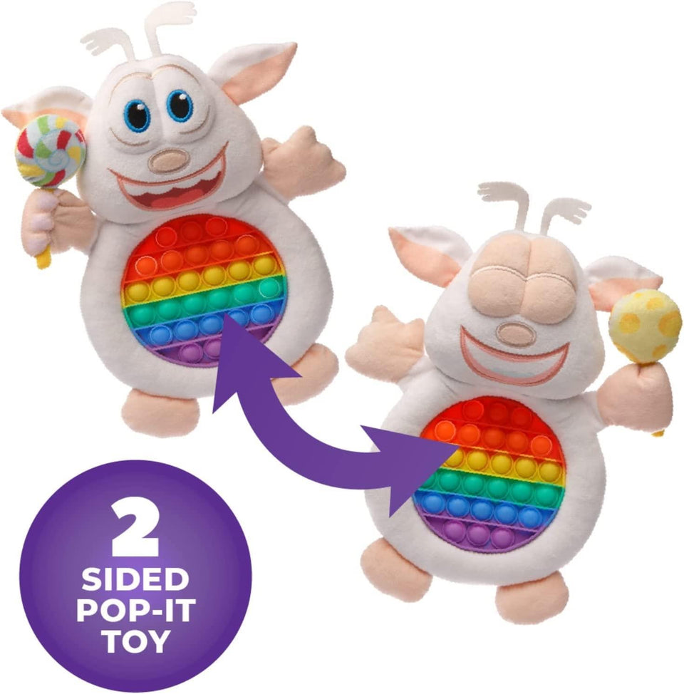 Booba Pop Sensory Plush Doll Stuffed Kids Fidget Soft Toy Character Mighty Mojo