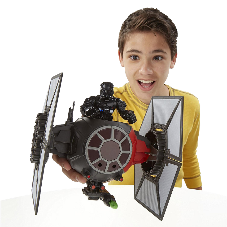 Star Wars Hero Mashers Episode VII Tie Fighter with Pilot Action Figure