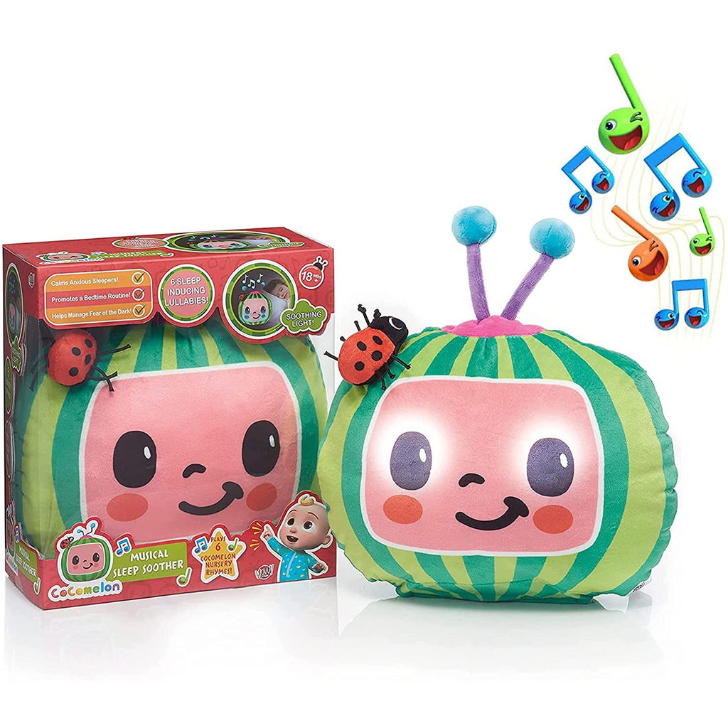 CoComelon Musical Sleep Soother Nursery Rhymes Plush Watermelon Toy WO –  Archies Toys