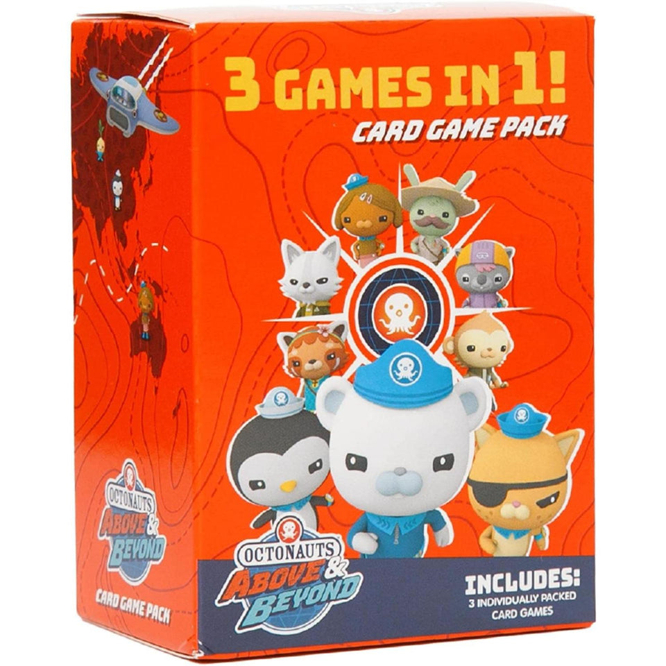 Octonauts Kids Classic Card Game 3 pack Memory Go Fish Old Maid Bundle Mighty Mojo