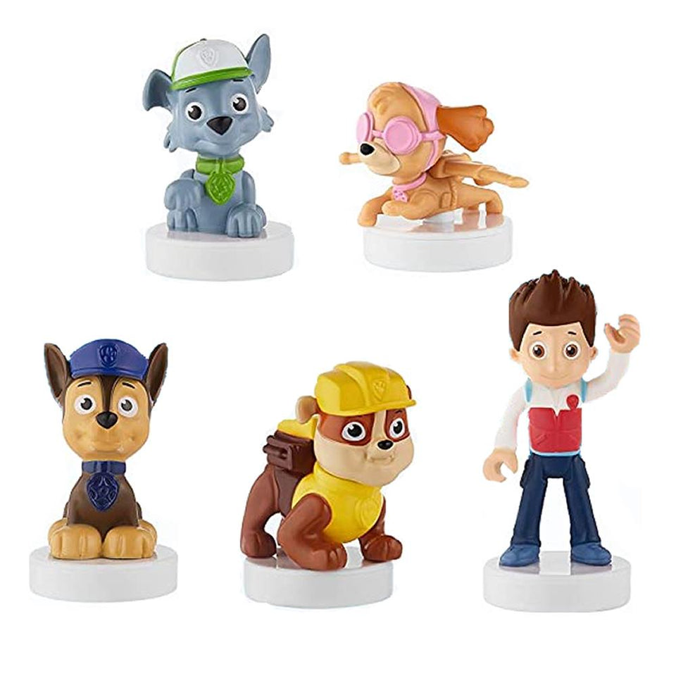 Paw Patrol Characters Stampers 5pk Birthday Cake Toppers Party Favor Figure PMI International