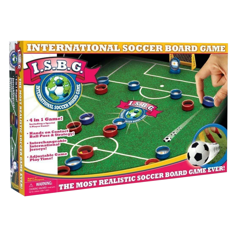 International Soccer Table Board Game Strategic Ball Passing