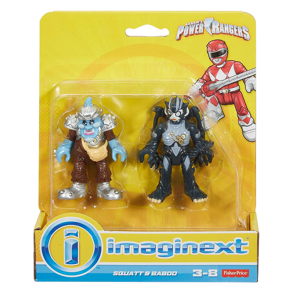 Imaginext: Squat & Baboo Figures Mighty Morphin Power Rangers