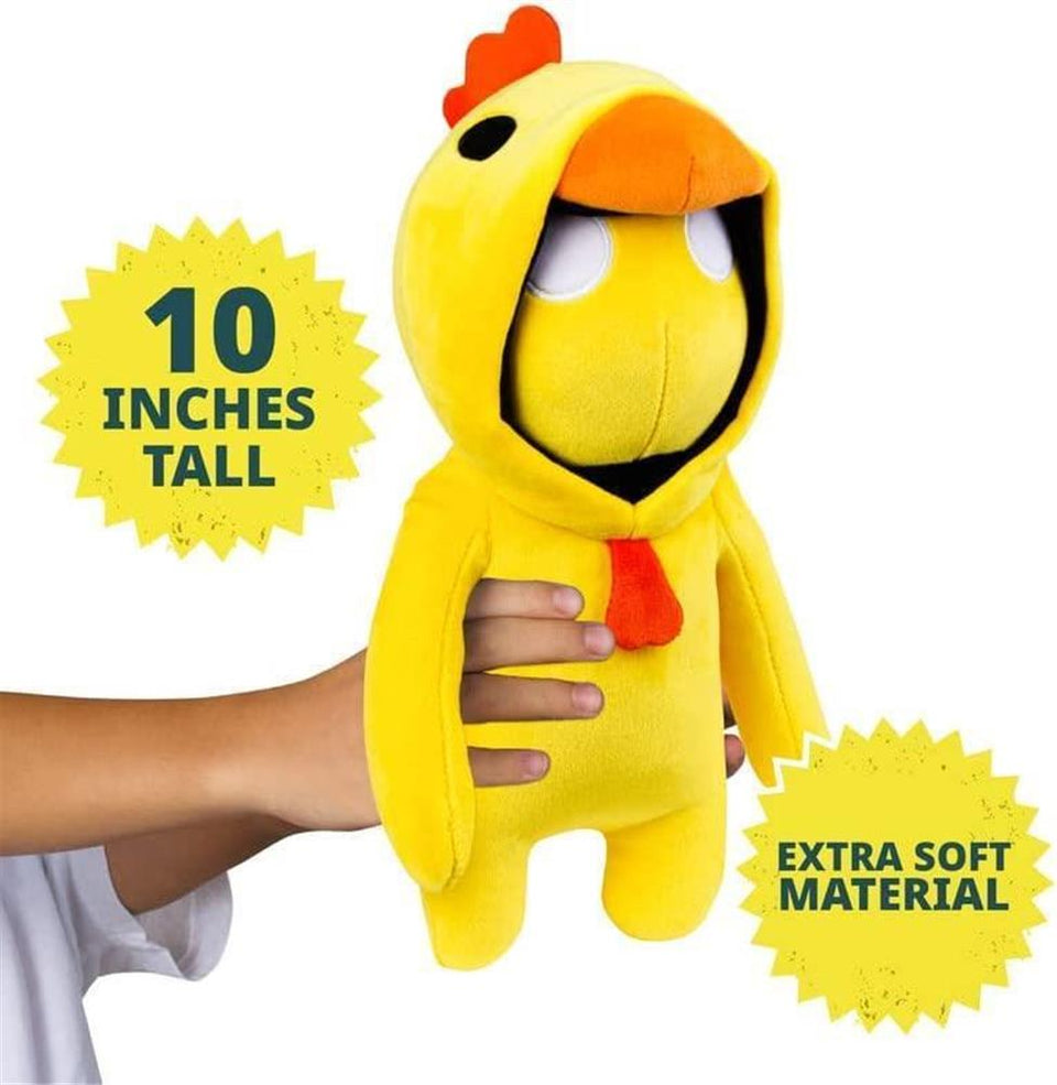 Gang Beasts Yellow Chicken Costume Plush 10" Gamer Character Soft Doll Figure PMI International