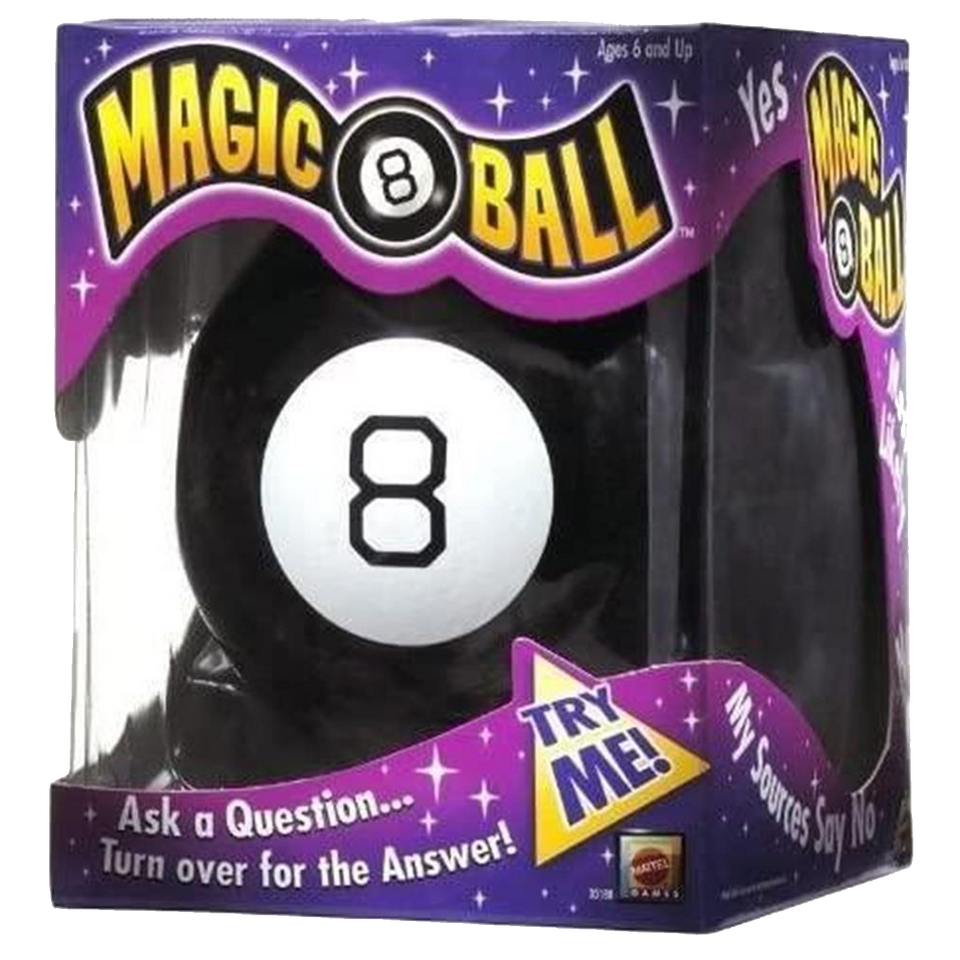 Magic 8 Ball Fortune Teller Lucky Questions Answers Toy Game