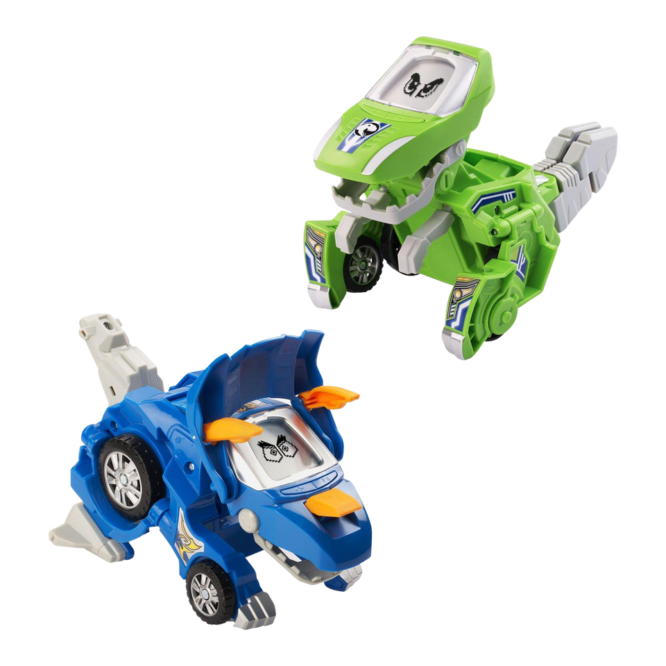Vtech Switch & Go Dinos Blue Triceratops Green T-Rex (2 Pack)