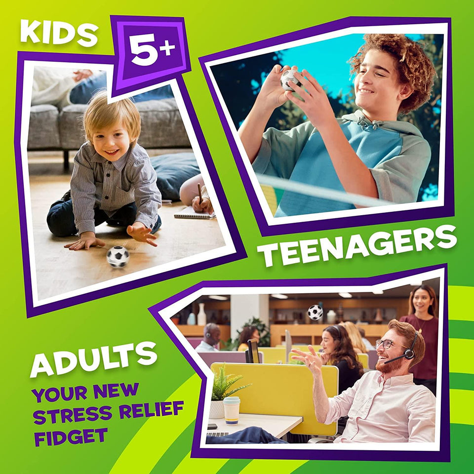 Original ZZZOPA GoAll Fidget Stress Ball Mini Soccer Throw Spin Bounce Toy PMI International