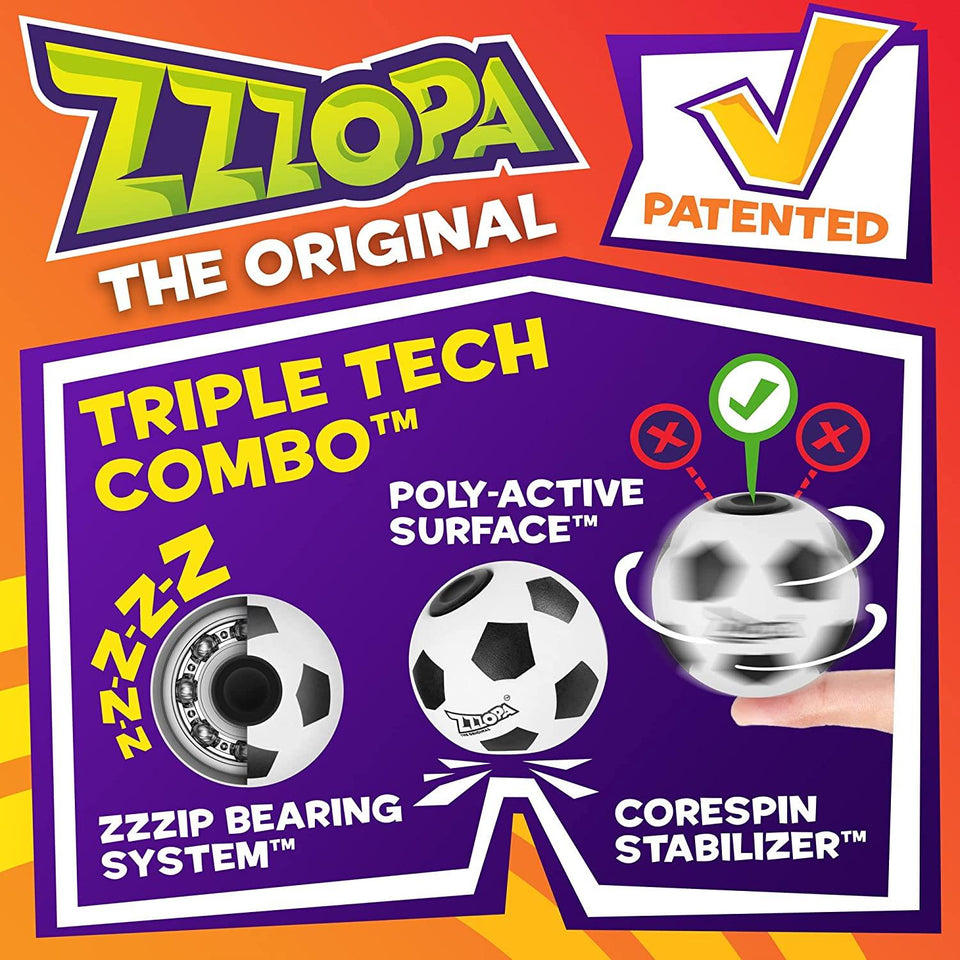Original ZZZOPA GoAll Fidget Stress Ball Mini Soccer Throw Spin Bounce Toy PMI International