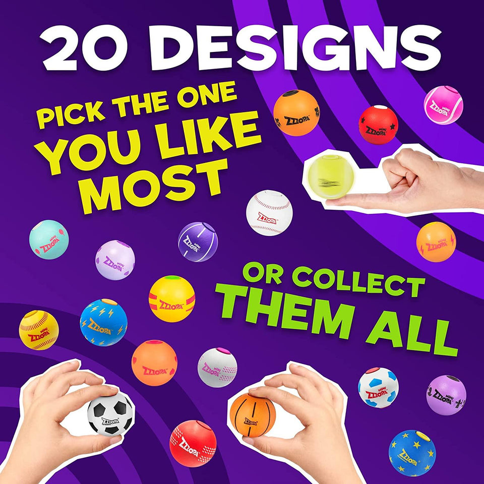 Original ZZZOPA GoAll Fidget Stress Ball Mini Soccer Throw Spin Bounce Toy PMI International