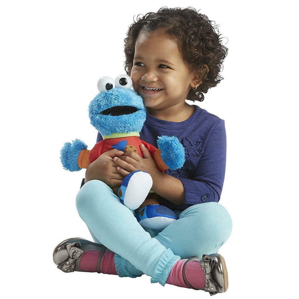 Sesame Street Cookie Monster Plush Doll 12" Stuffed Animal Character Soft Playskool