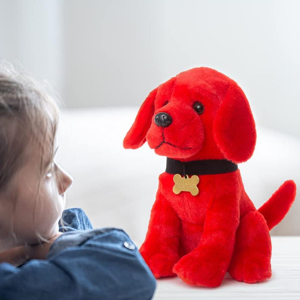 Clifford The Big Red Dog Plush w/Name Tag Officially Licensed Movie Toy 11" Mighty Mojo