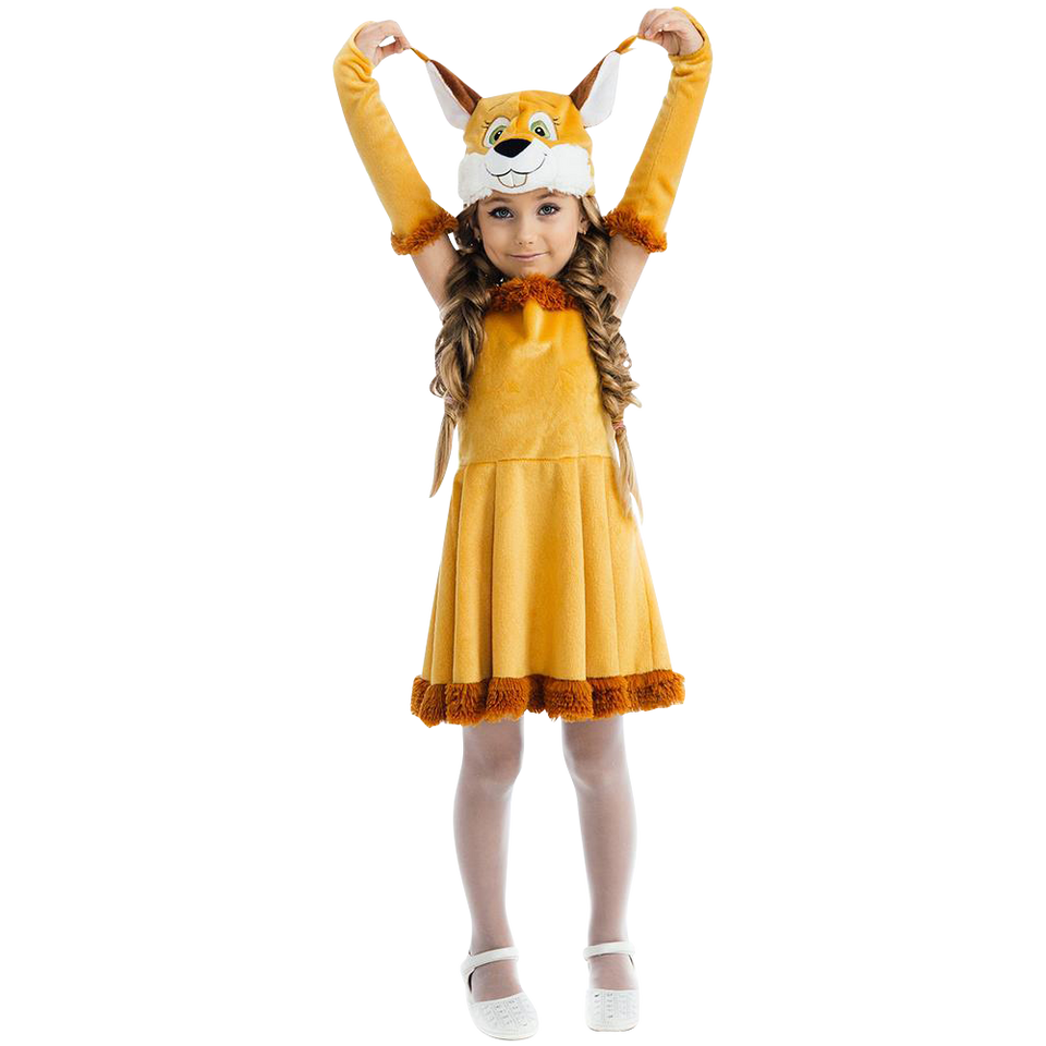 Fairy Tail Squirrel Nutty Chipmunk Girls Plush Costume Dress-Up Play Kids - X-Small