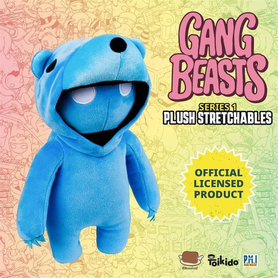 Gang Beasts Blue Bear Costume Plush 16" Gamer Character Soft Doll Figure PMI International