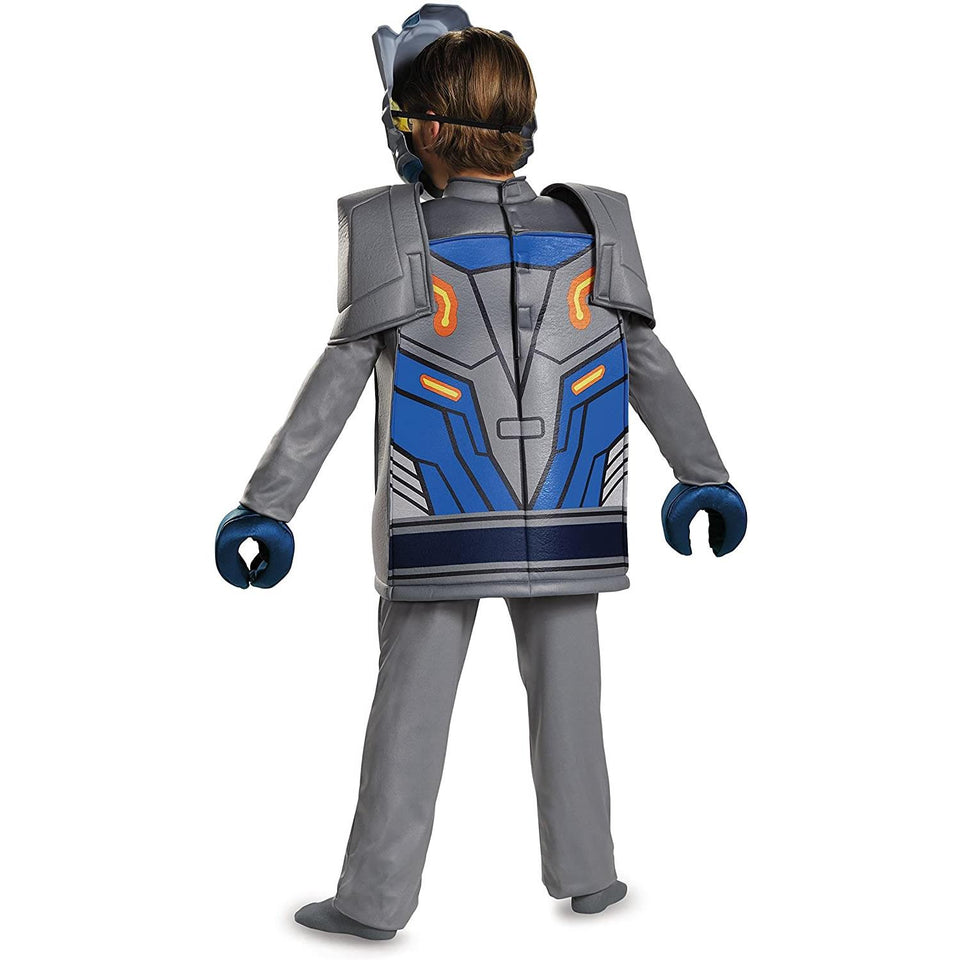 Lego Clay Nexo Knights Deluxe Boys size S 4/6 Licensed Costume Entire Cartoon Characters Disguise