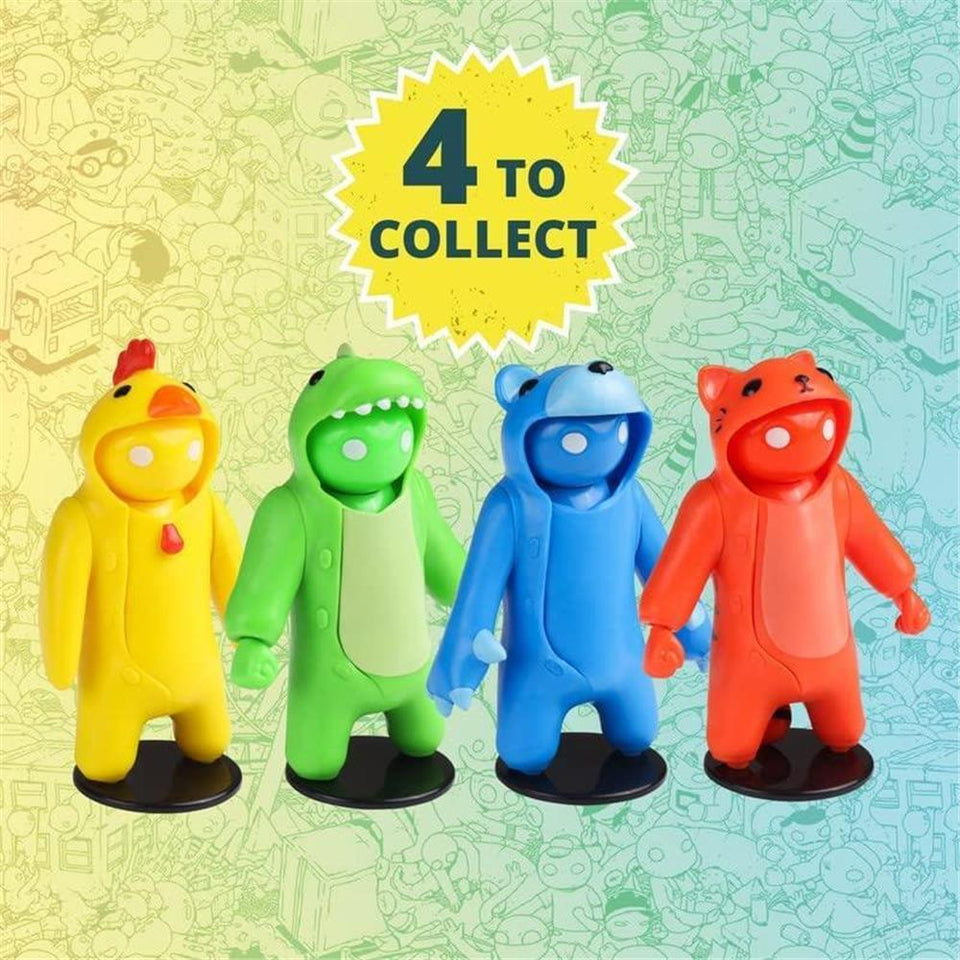 Gang Beasts Yellow Chicken Costume Video Game Fighter Character Figure PMI International