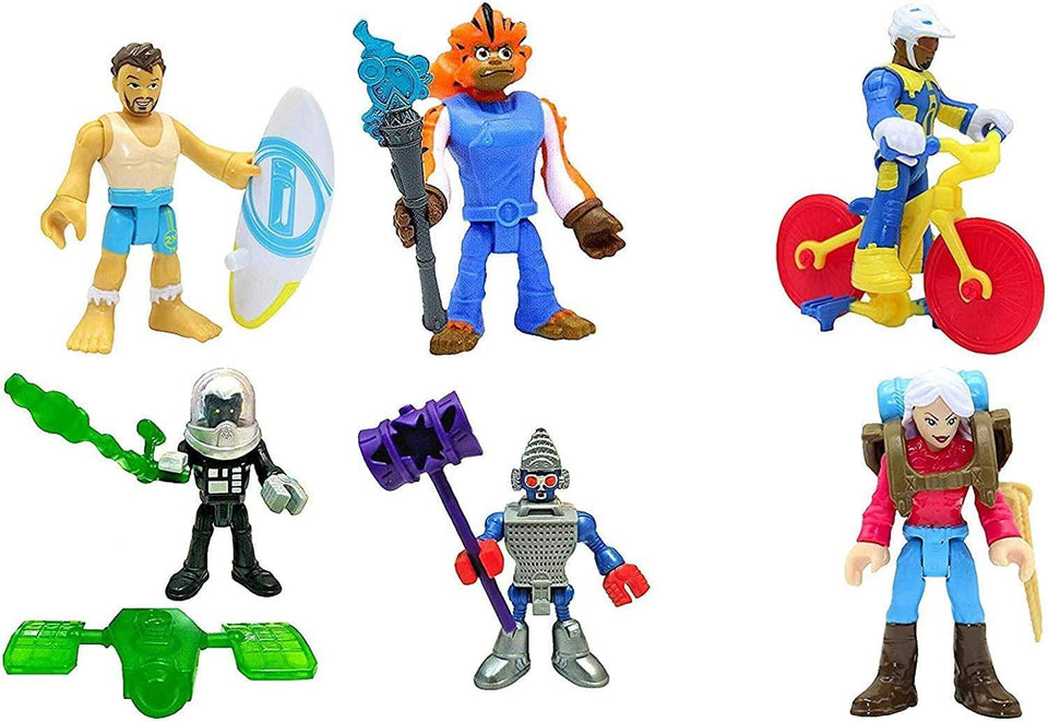 Imaginext Series 12 Surprise Bag 4-Pack Collectible Figures Fisher-Price