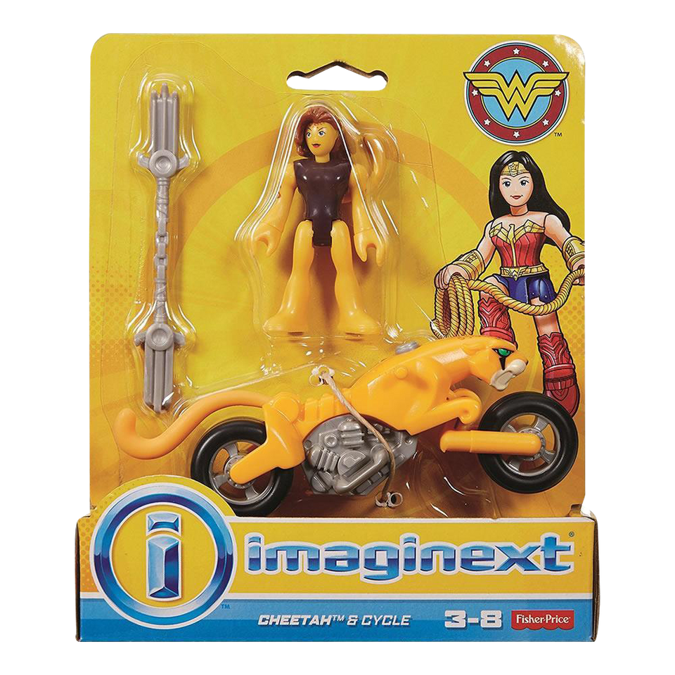 Wonder Woman Cheetah & Cycle Action Figures
