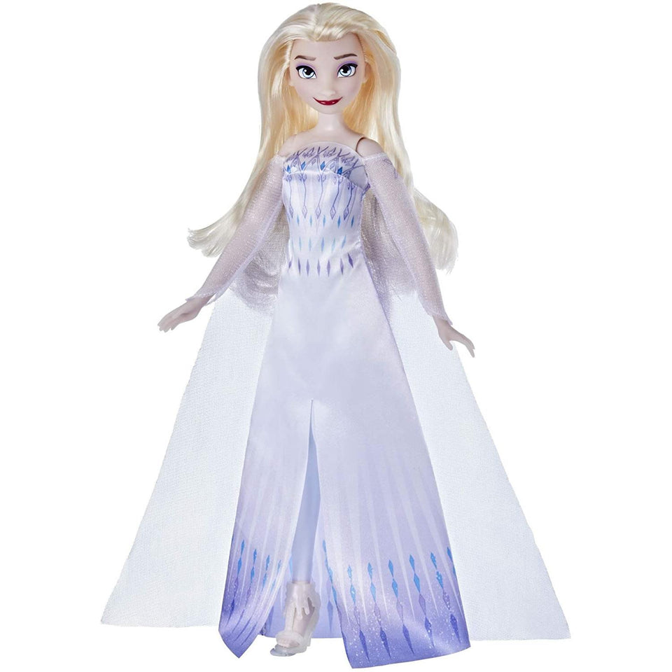 Disney Frozen 2 Queen Elsa Fashion Doll Blonde Blue Gown Hasbro