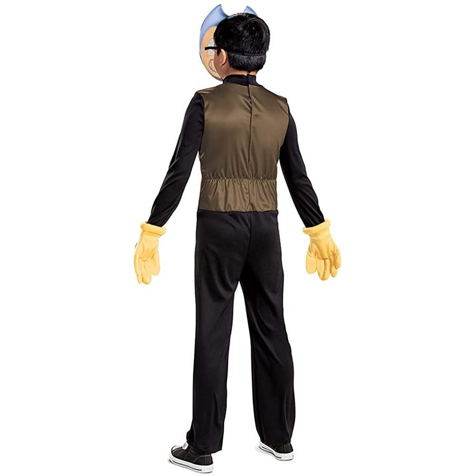 Bendy and The Dark Revival Classic size S 4/6 Boys Costume Game Character Disguise