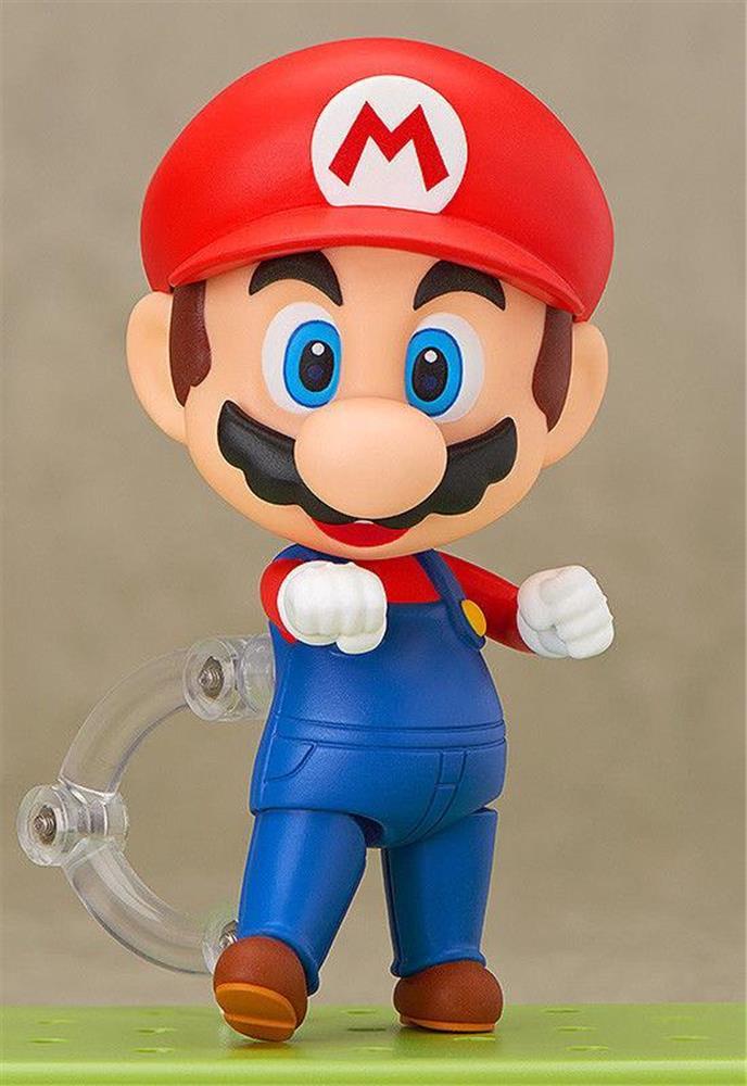Super Mario Bros Nendoroid Action Figure with Bonus Coins Nintendo Toy NES