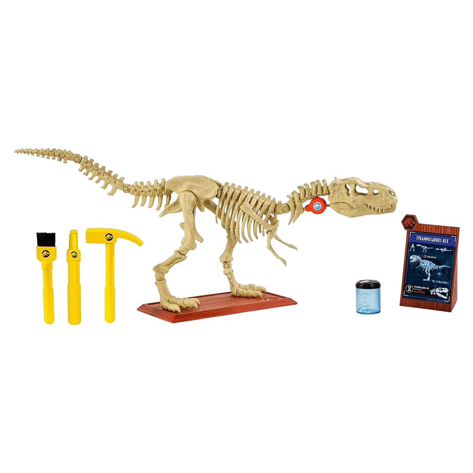 Jurassic World Playleontology Kit STEM T-Rex Bones Mattel FTF12
