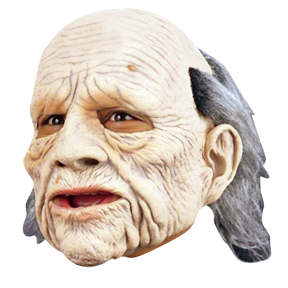 Adult Geezer Unfaithful Old Man Mask Realistic