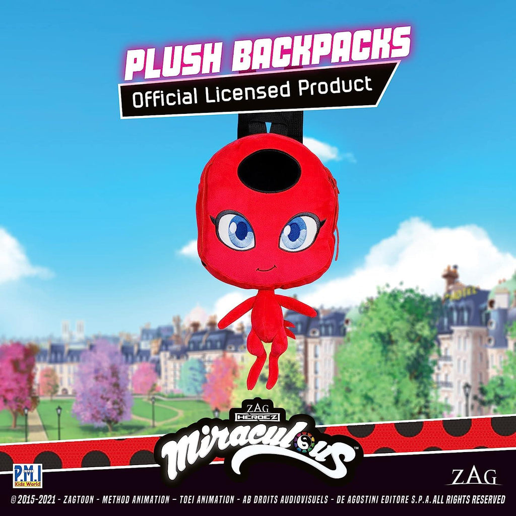 Miraculous Ladybug & Tikki Plush Clip-On Toys Backpack Charm 6 Charac –  Archies Toys