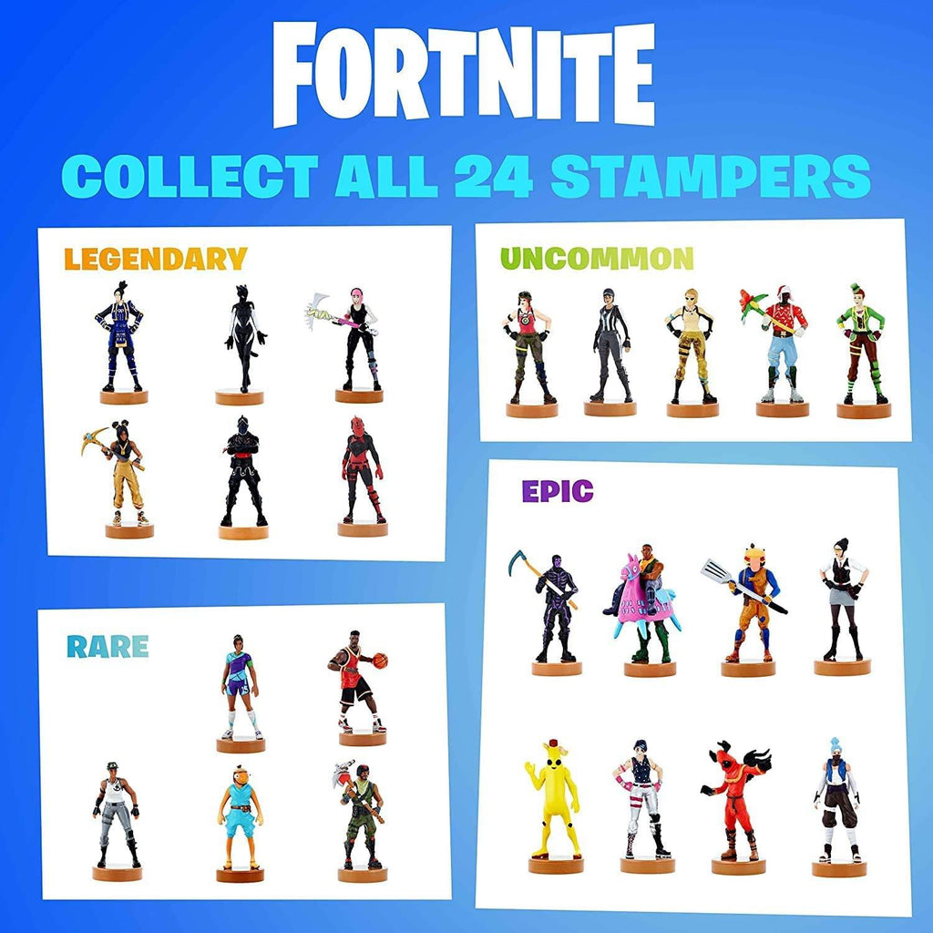 Fortnite Stamps 5pk Whistle Warrior Fishstick Catwoman Power Chord