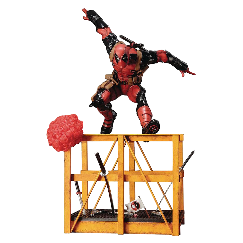 Kotobukiya Marvel Now! Super Deadpool ArtFX+ Statue w/Accessories  Collectible Figure OCT162924