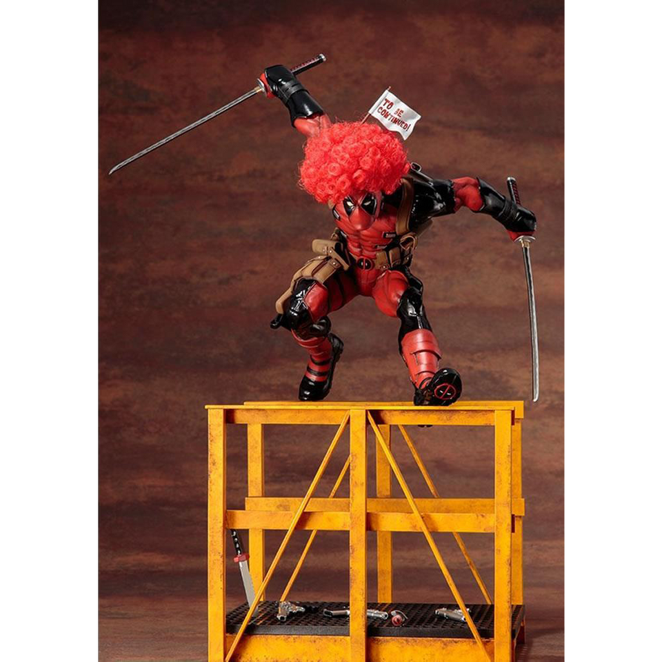 Kotobukiya Marvel Now! Super Deadpool ArtFX+ Statue w/Accessories Collectible Figure OCT162924