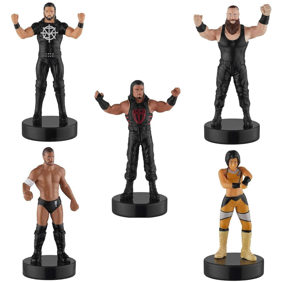 WWE Wrestler Superstar Stampers 5pk Character Figures Set Bundle PMI International