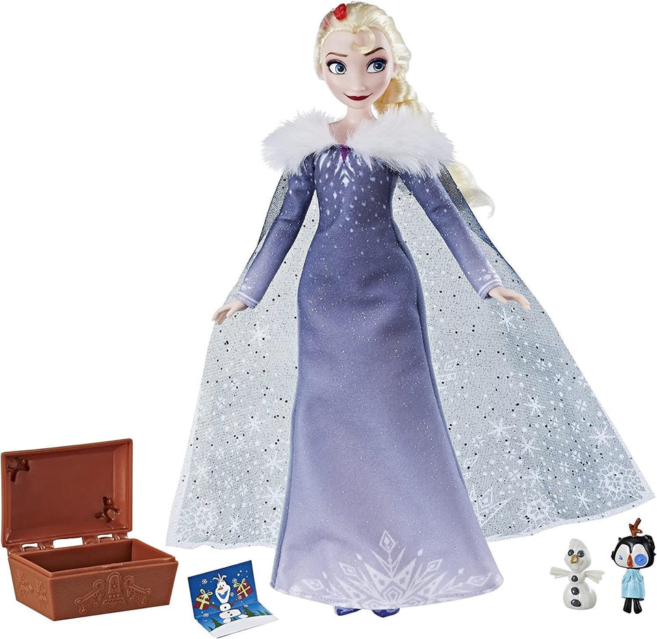 Disney Olaf's Frozen Adventure Elsa Play Doll Treasured Traditions Accessories Hasbro