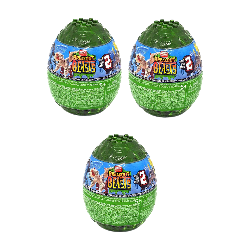 Jurassic World Mini Dino Dinosaurs Assorted Figures in Blind Bags (3-Pack )