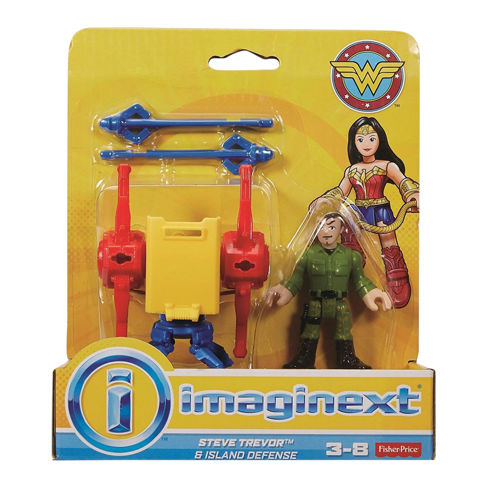 Imaginext Wonder Woman Steve Trevor & Island Defense