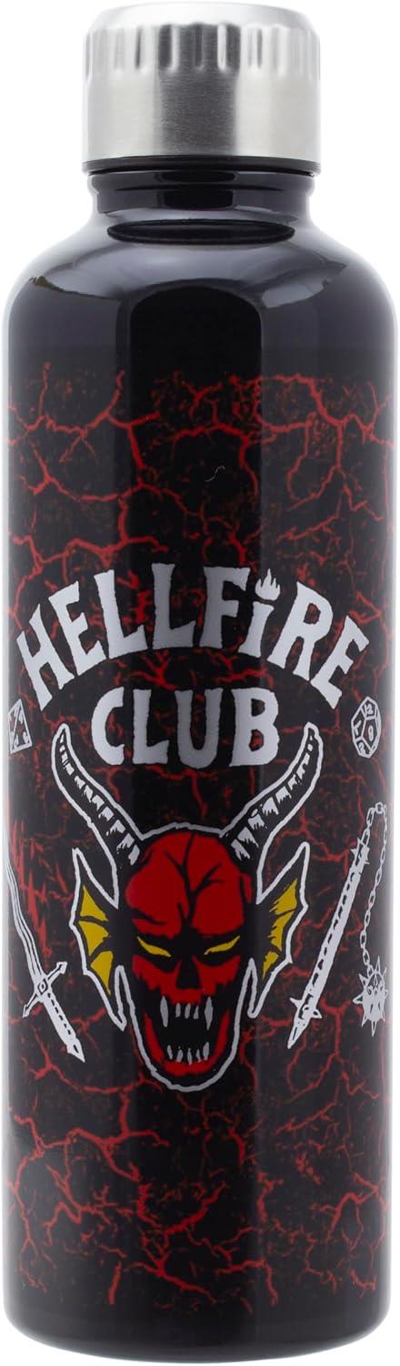 Stranger Things Hellfire Club Water Bottle - Officially Licensed Stainless Steel Drinkware for Stranger Things Fans, 500ml | Paladone