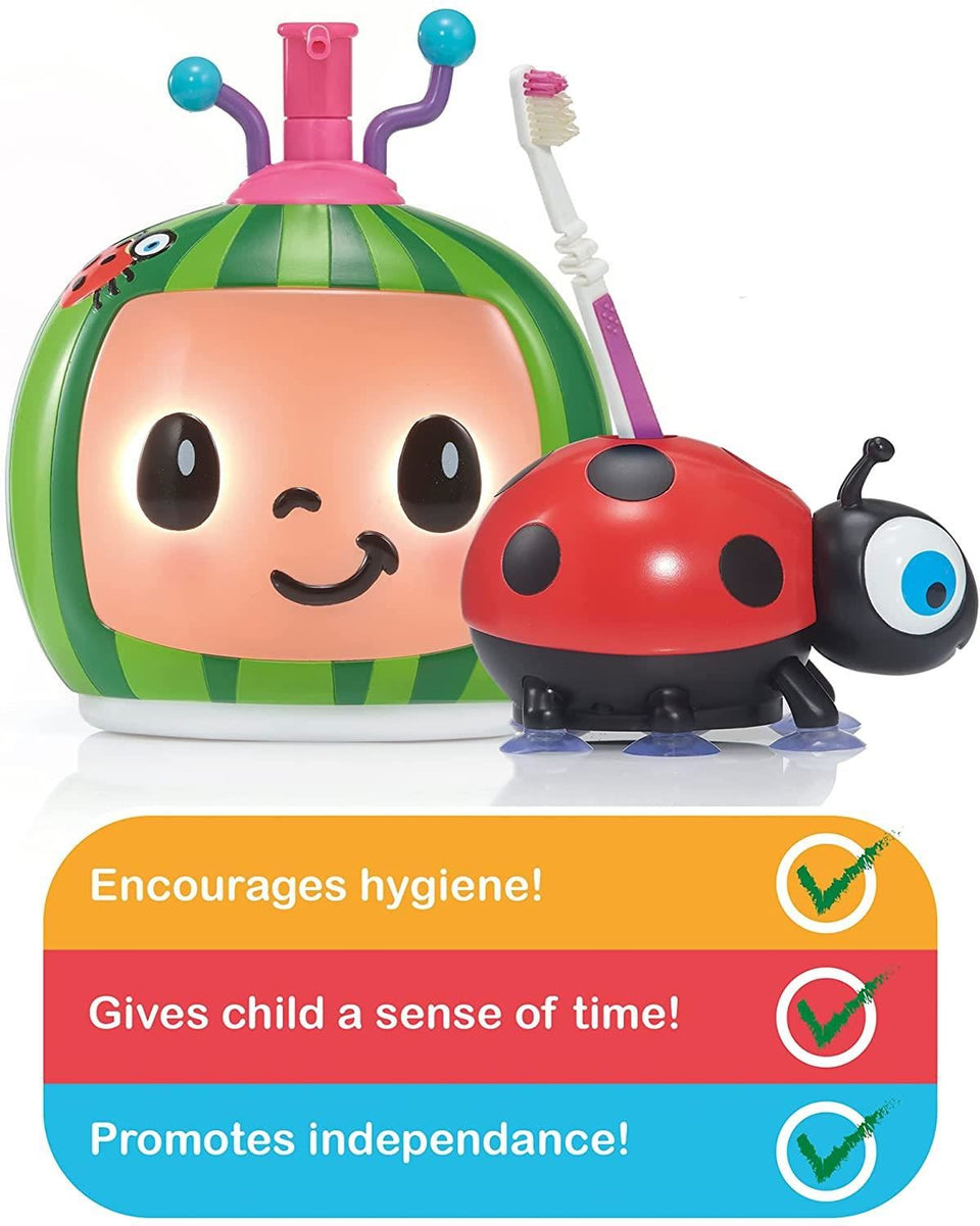 CoComelon Kids Soap Dispenser & Toothbrush Holder Music Buddies Set