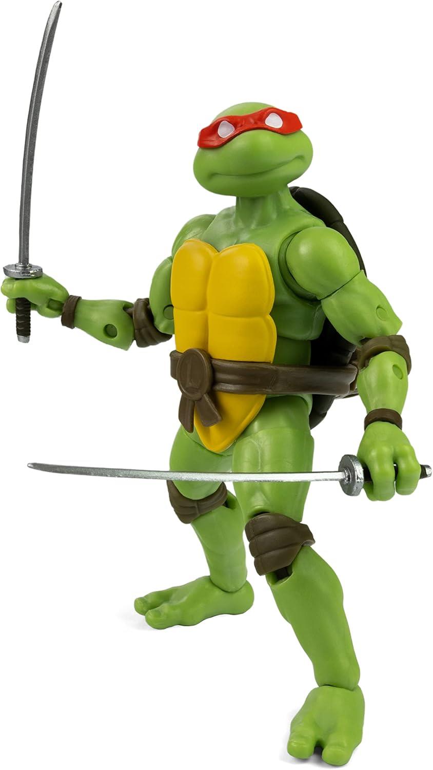 The Loyal Subjects Teenage Mutant Ninja Turtles Best of Leonardo 100-Page Comic Book & Leonardo BST AXN 5-inch Action Figure Set