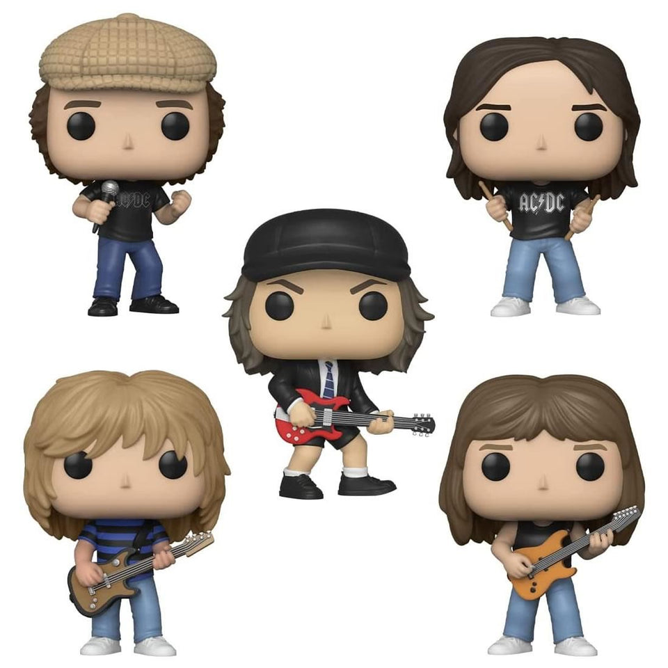 Funko AC/DC Back in Black Album Detached Figures Damaged Packaging