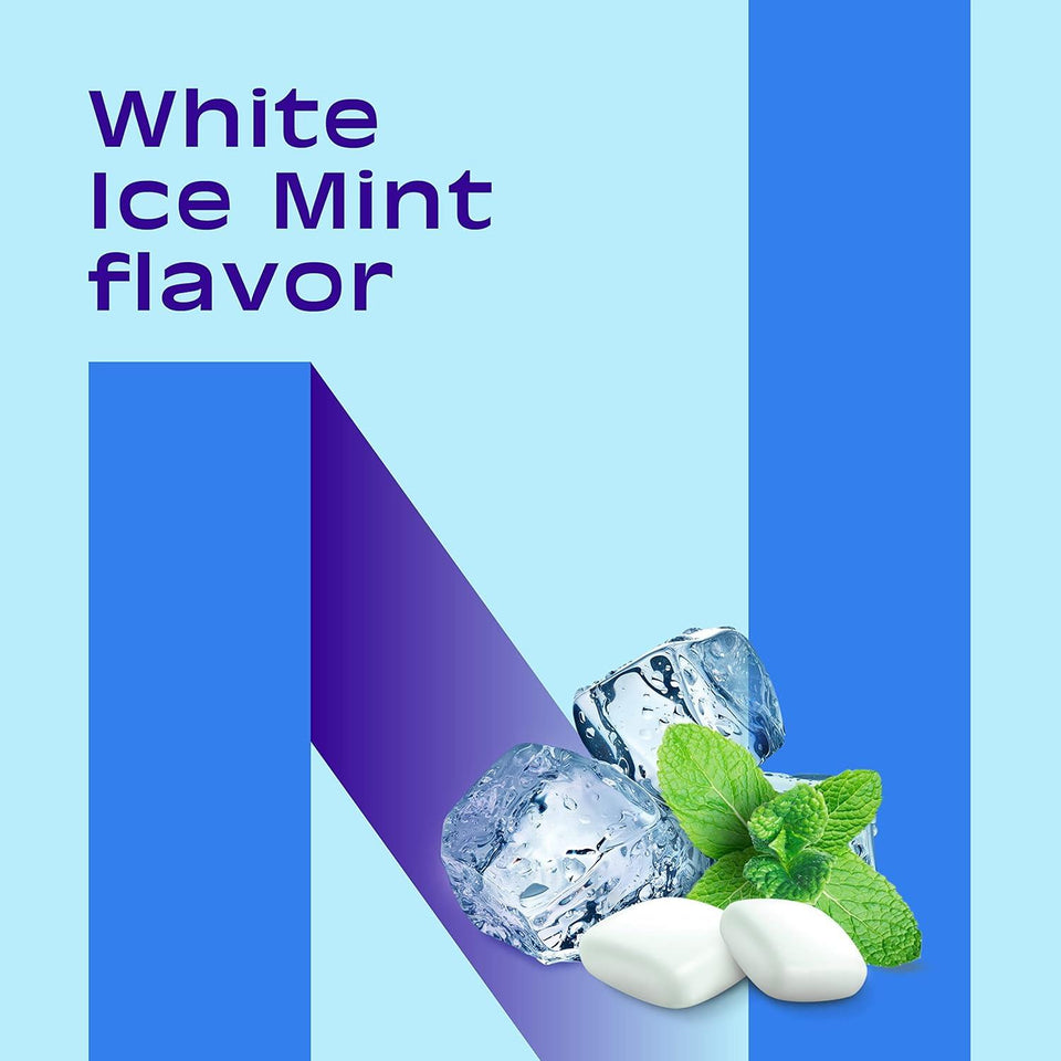 Nicorette Nicotine Gum White Ice Mint 2mg 160ct