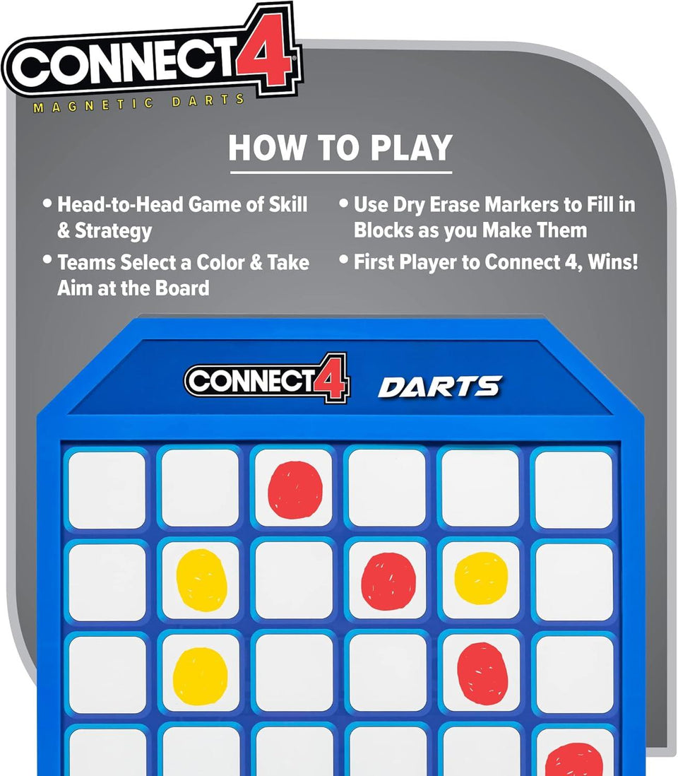 EastPoint Sports Connect4 Darts - Magnetic Dartboard