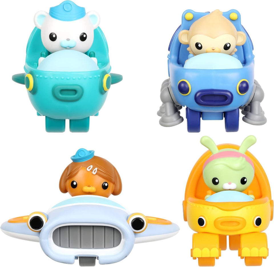 Octonauts Above & Beyond | Gup Racers Vehicles | 4 Pack | Amazon Exclusive