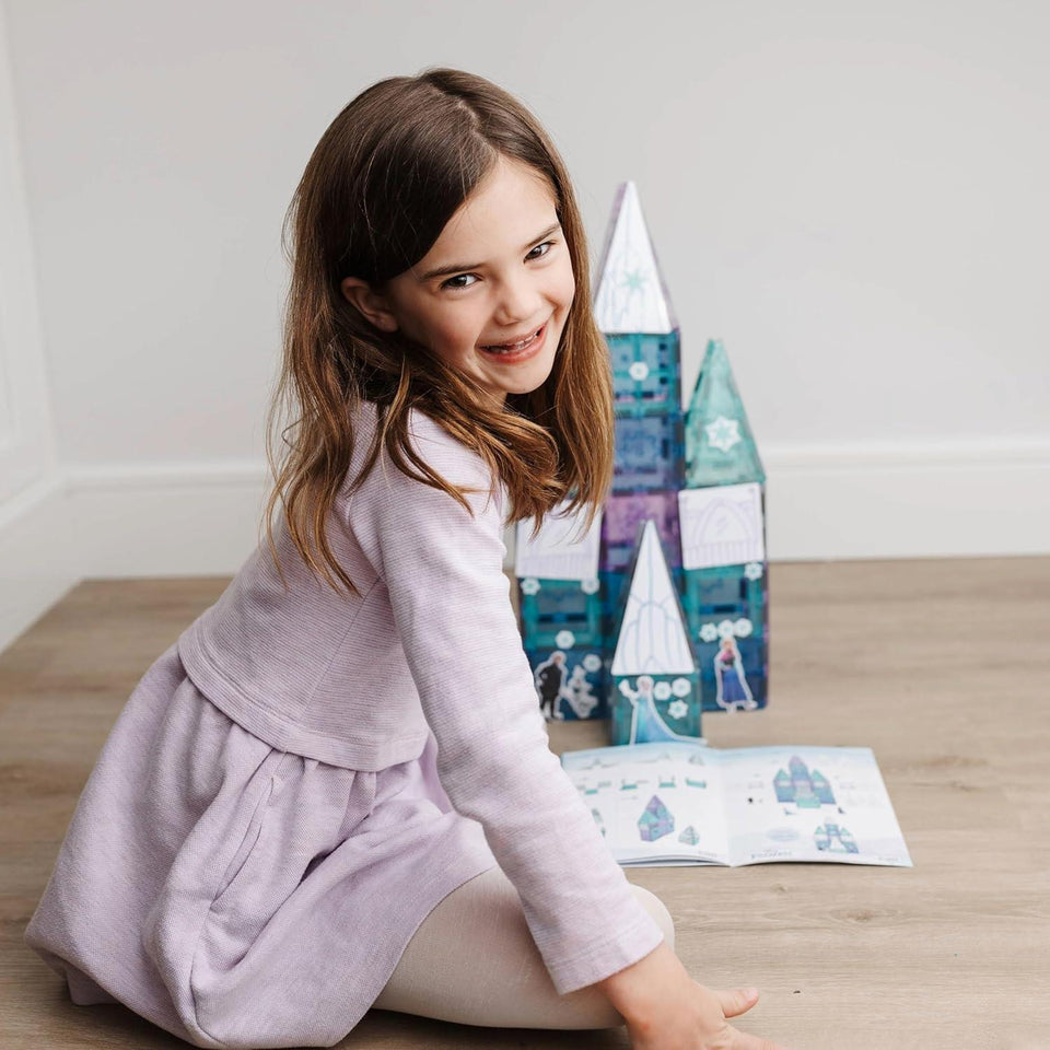 Tytan Toys Frozen Magnetic Tiles Castle 68pc – Brown Box, No Original Box