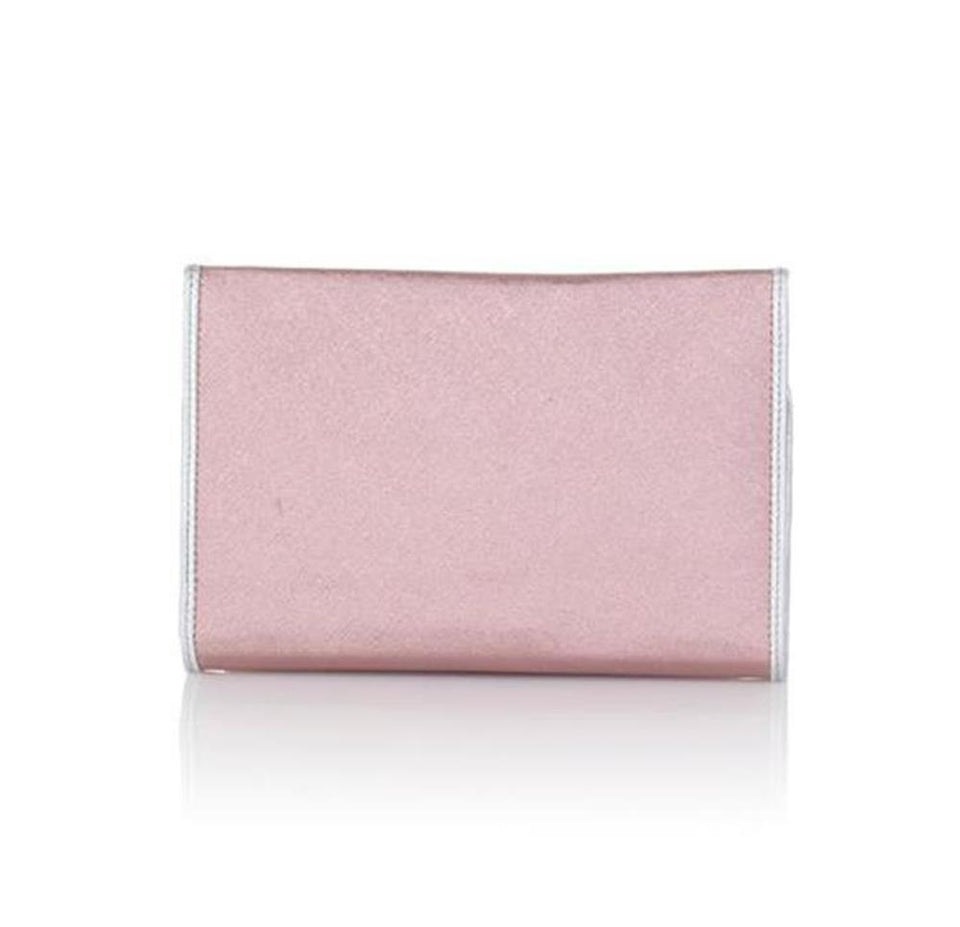 Disney Cinderella Artist Indulge Me Clutch Jewelry Bag Metallic Pink