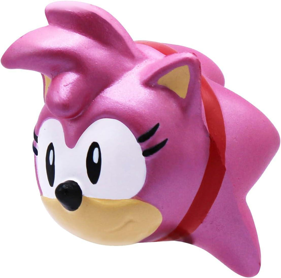Sonic The Hedgehog SquishMe Series 1 Collectors Box 6-Pack: Stress Relief Toy, Party Favor & Fidget Toys for Kids - Entire Series 1 Set w/Sonic Figures, and Squishies