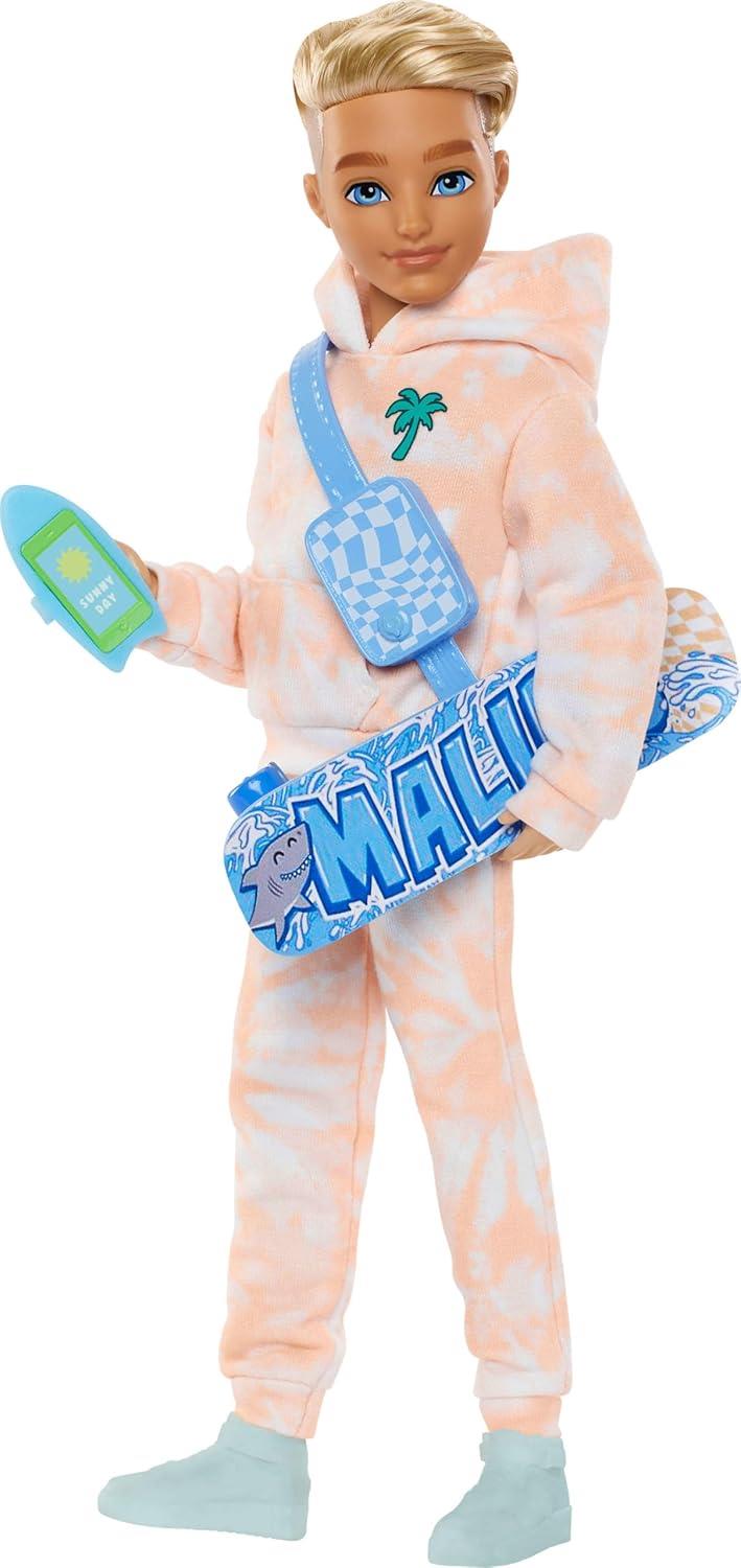 Barbie Dream Besties Doll and Accessories, Ken Posable Fashion Doll wi ...
