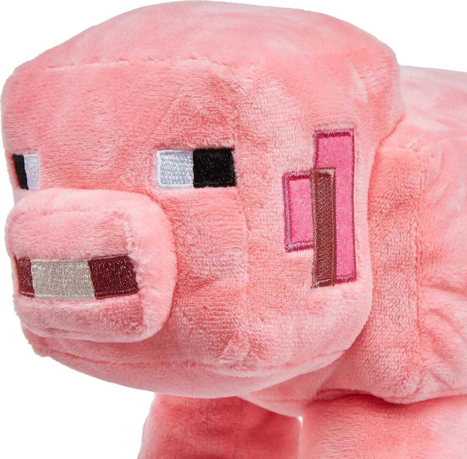 Mattel Minecraft Pink Pig Plush Character Doll