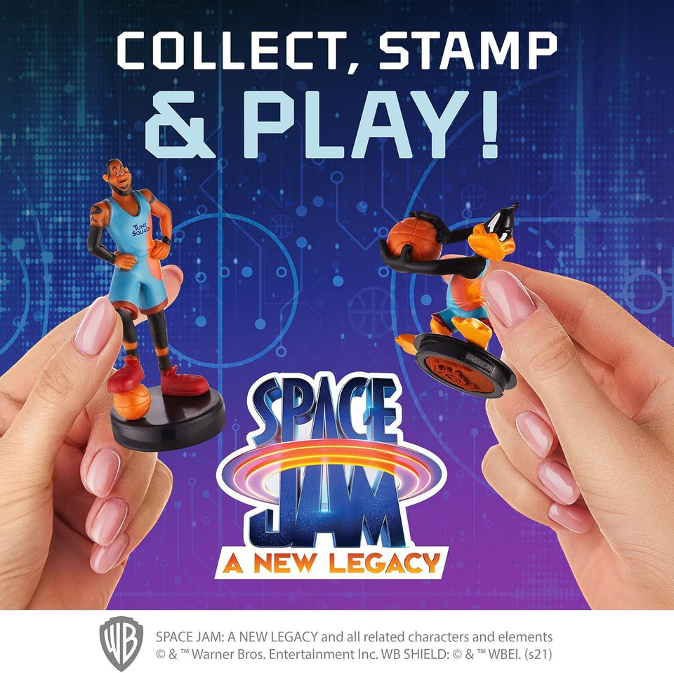 P.M.I. Space Jam Kids’ Stamps | Collect All 13 Looney Tunes Toys and Basketball Player Figures | Small Toys from Space Jam: A New Legacy | Space Jam Party Supplies | Made