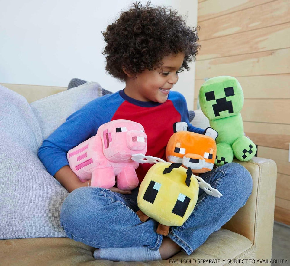 Mattel Minecraft Pink Pig Plush Character Doll